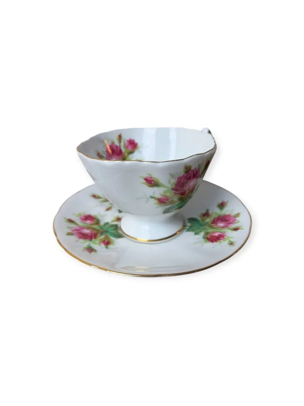 Vintage Rossetti Chicago Antique Rose Fine China Tea Set Cottagecore Fairy Decor